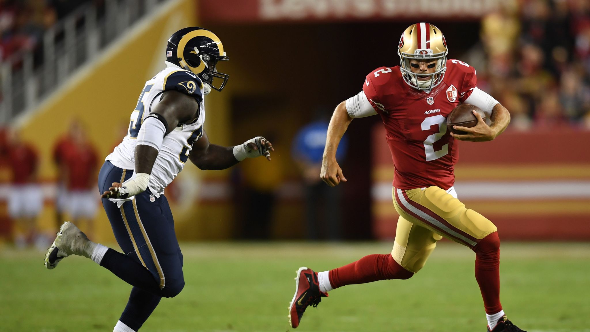 49ers embarrass Rams 28-0