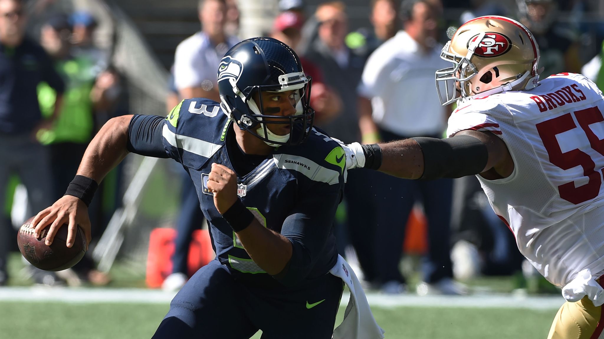 Wilson, Carson lift Seahawks past Panthers 30-24