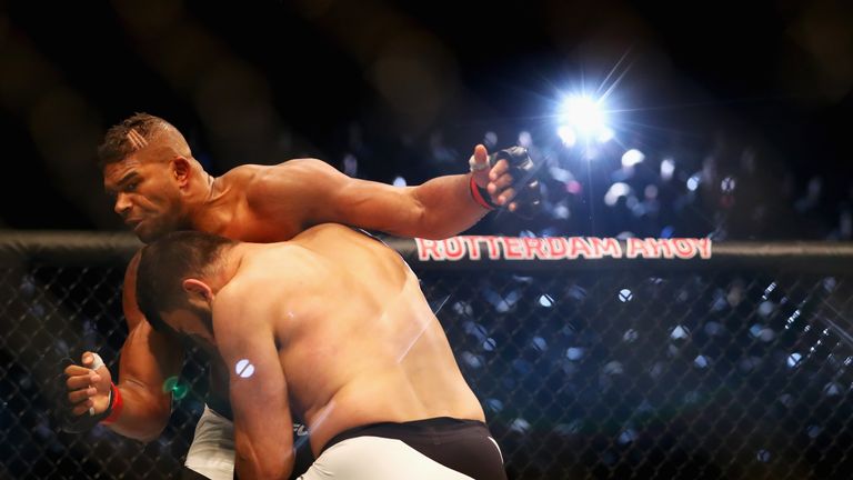Overeem's most recent win was a KO against Andrei Arlovski