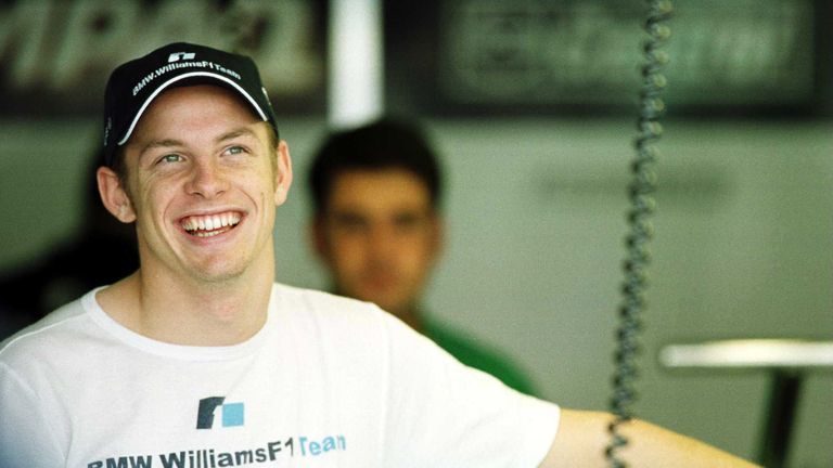 Button started his F1 career at Williams