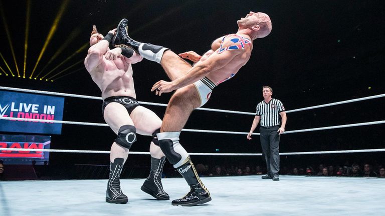 Cesaro pinned Sheamus at The O2 Arena on Wednesday night