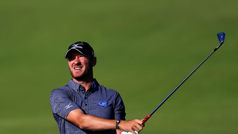 Chris Wood was challenging for the lead after a second-round 63, but he followed with a pair of 70s
