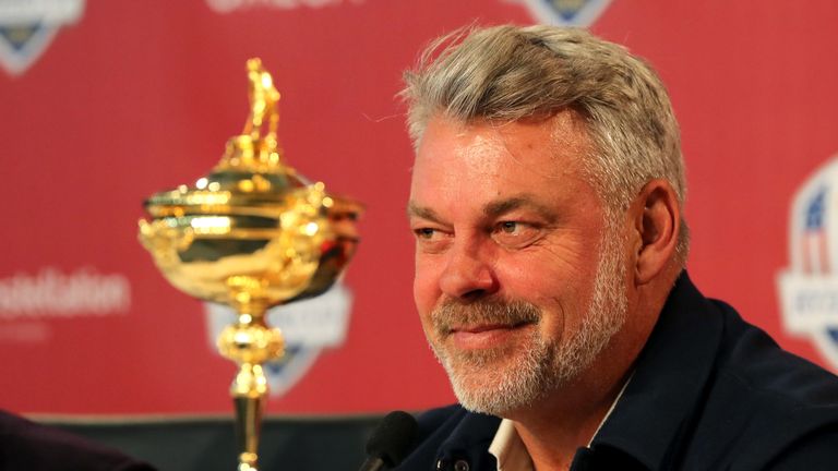 Darren Clarke captains the European team at Hazeltine