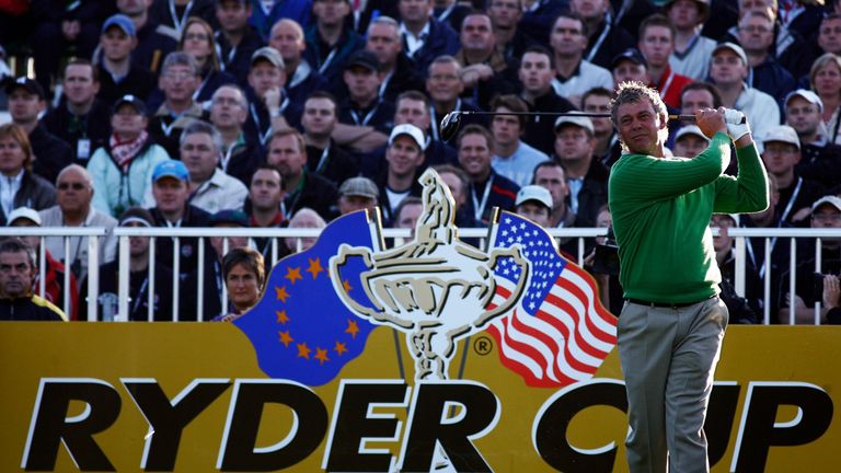 Darren Clarke won all three matches that he played in during Europe's victory at the K Club