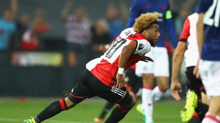 Tonny Vilhena celebrates the opening goal
