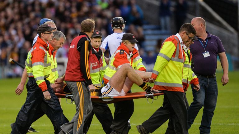 Michael Fennelly suffered a ruptured Achilles tendon in Kilkenny's semi-final replay win over Waterford