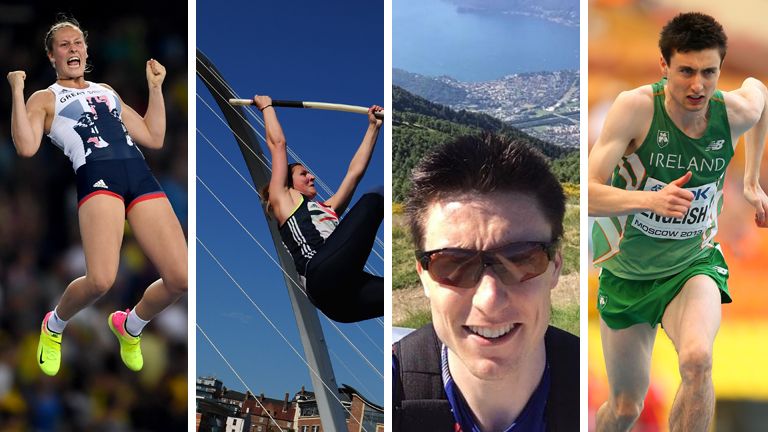 Holly Bradshaw and Mark English will strut their stuff on the streets this weekend