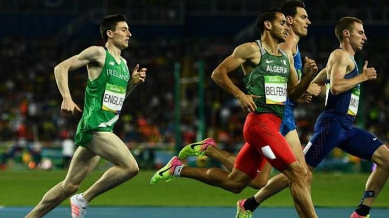 Just off the pace with 1min 45.93s and Mark missed out on a place in the final