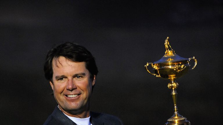 Paul Azinger is the last US captain to lift the Ryder Cup, eight long years ago