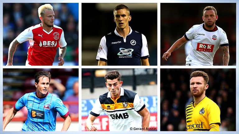 PFA Fans' Player of the Month - League One nominees