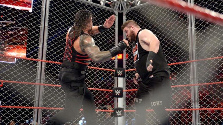 Roman Reigns beat Kevin Owens in Raw's main event
