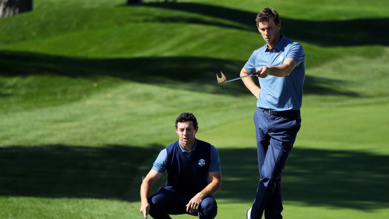 McIlroy called playing partner Pieters 'a stud'