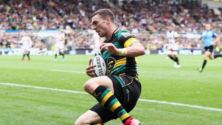 George North opened the scoring inside the opening minute