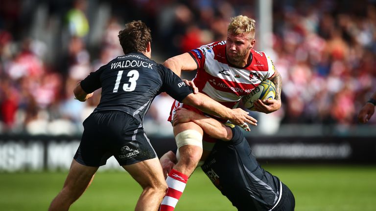 Ross Moriarty scored Gloucester's only try