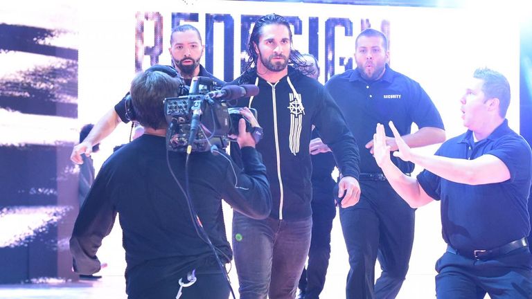 Seth Rollins was unable to get his hands on Owens