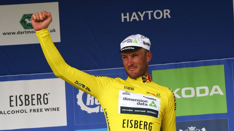Steve Cummings leads the Tour of Britain by 49 seconds with three stages to go