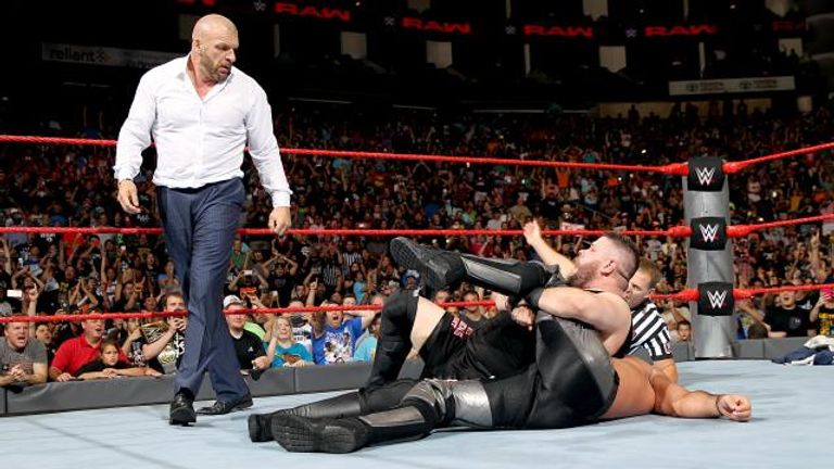 Triple H played a key role in Owens' title win