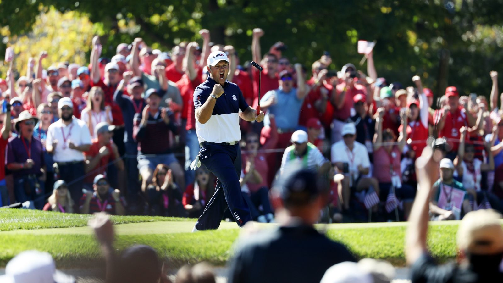 Ryder Cup Team USA defeat Europe 1711 to win trophy for first time in
