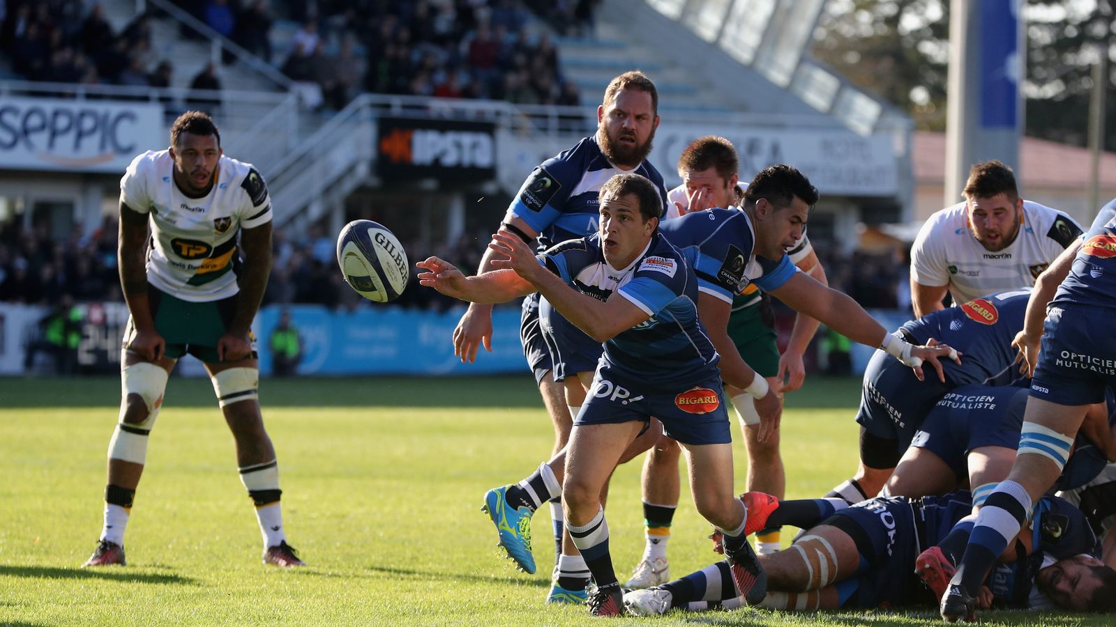 Castres record bonuspoint win over Northampton Saints in Champions Cup