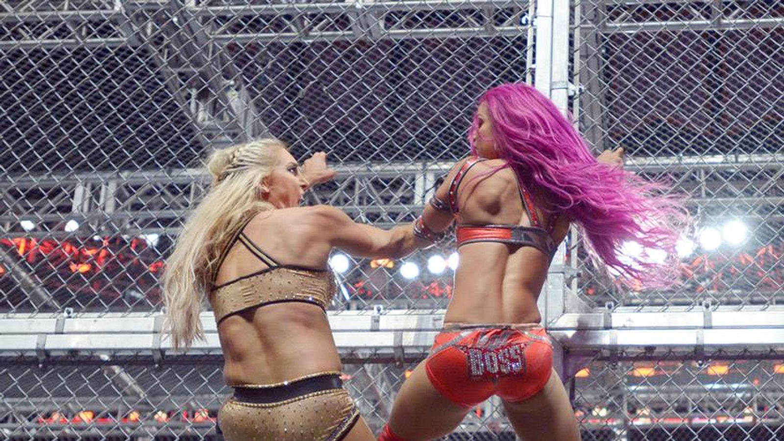 WWE Hell in a Cell: Charlotte, Sasha Banks stun in history-making match |  WWE News | Sky Sports