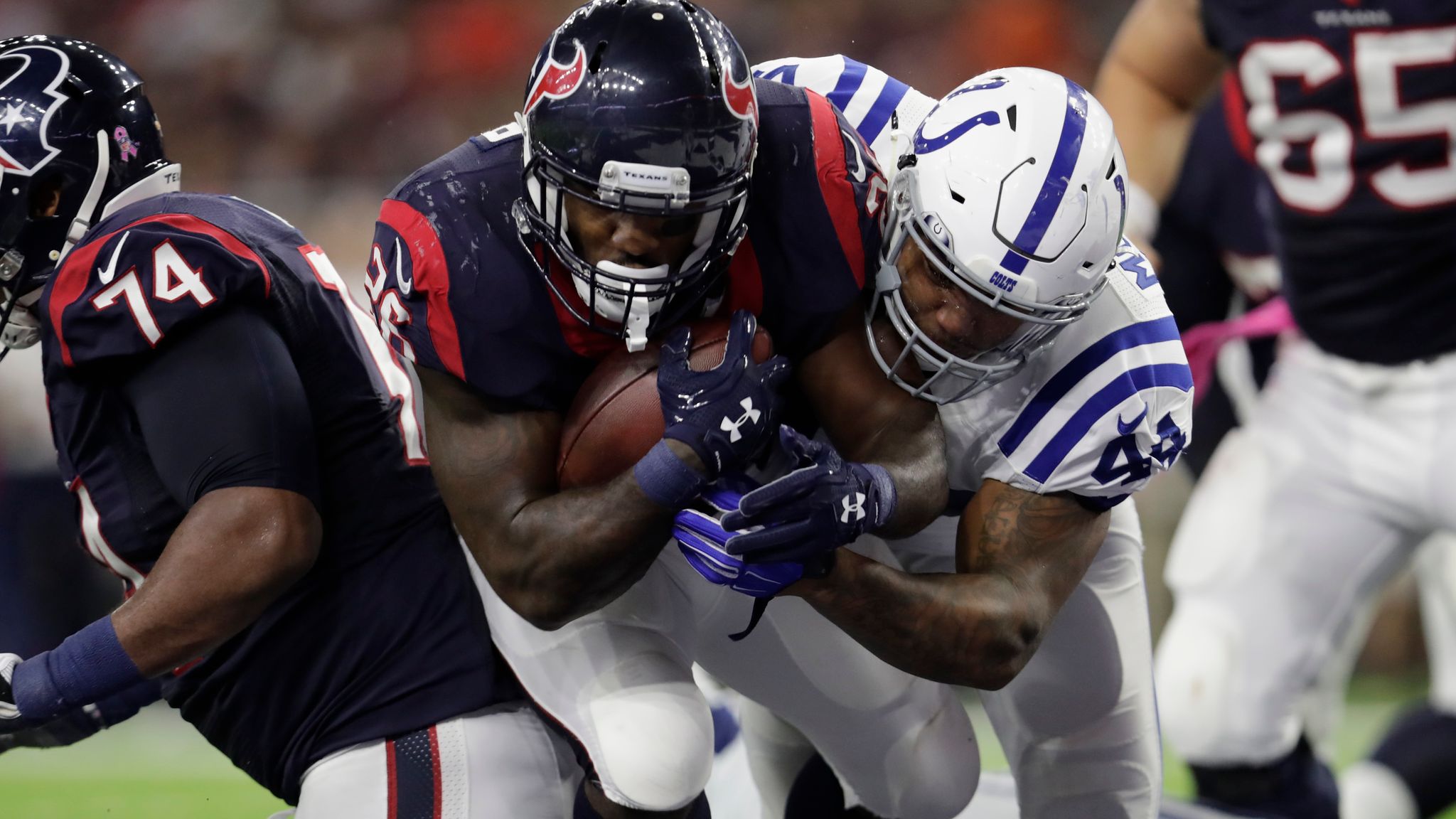 Oct. 16: Texans 26, Colts 23 (OT)