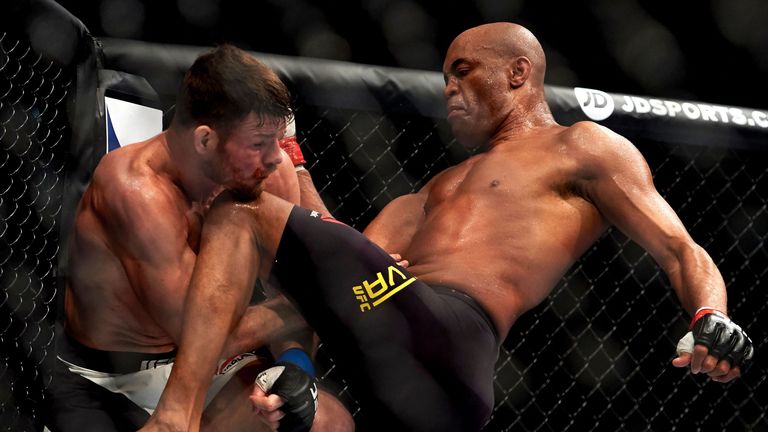 Michael Bisping's toughness was pushed to the limit by Anderson Silva