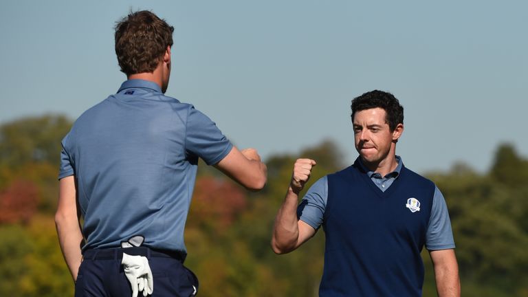 Rory McIlroy is unwilling to change his partner in France in 2018