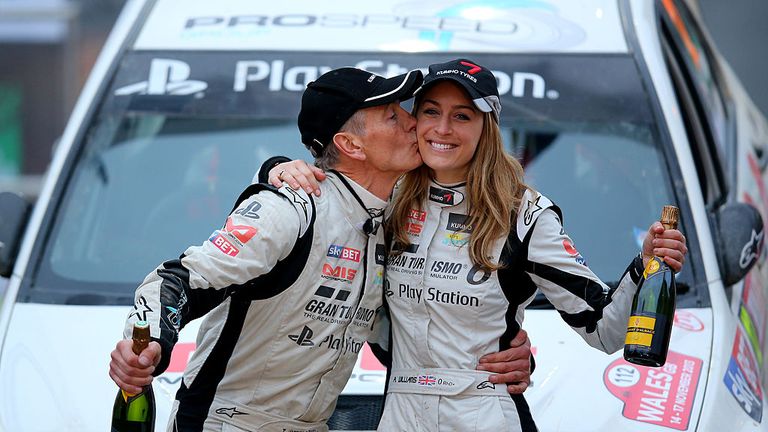  Tony Jardine and Amy Williams will be reunited at the 2016 GB Rally in Wales