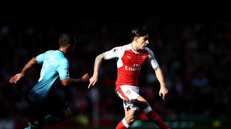 Bellerin has played every minute of Arsenal's Premier League season so far