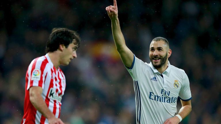 Karim Benzema scored 24 goals in 26 league starts