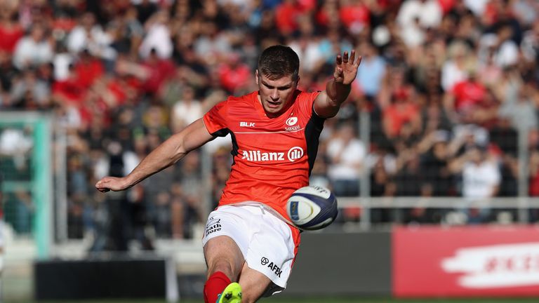 Owen Farrell's late penalty sealed the win and robbed Toulon of a bonus point