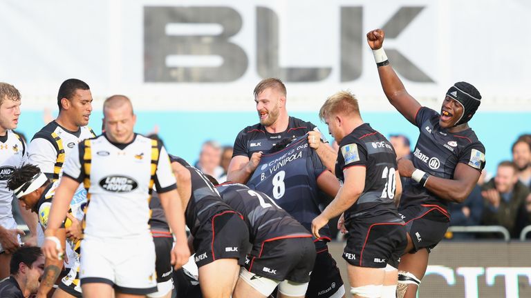 Saracens beat Wasps last weekend to return to the top of the Aviva Premiership