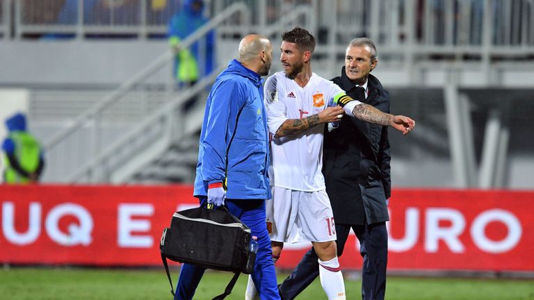 Real captain Sergio Ramos misses the trip to Betis through injury