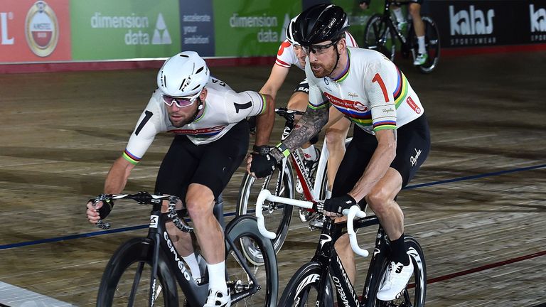 Wiggins is riding alongside Mark Cavendish this week