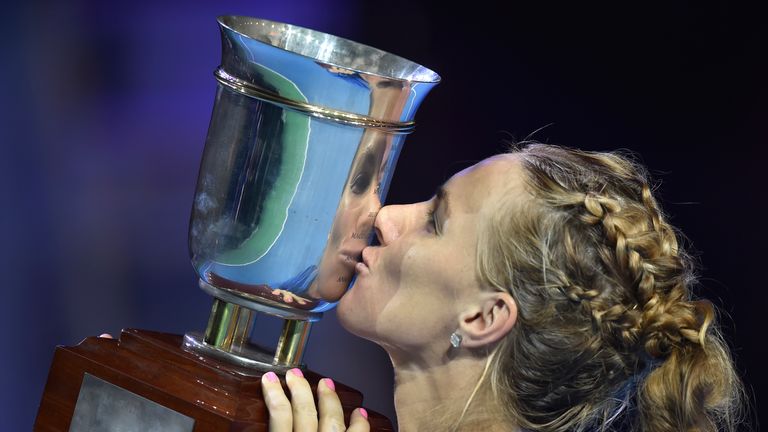 Russia's Svetlana Kuznetsova won the Kremlin Cup last year