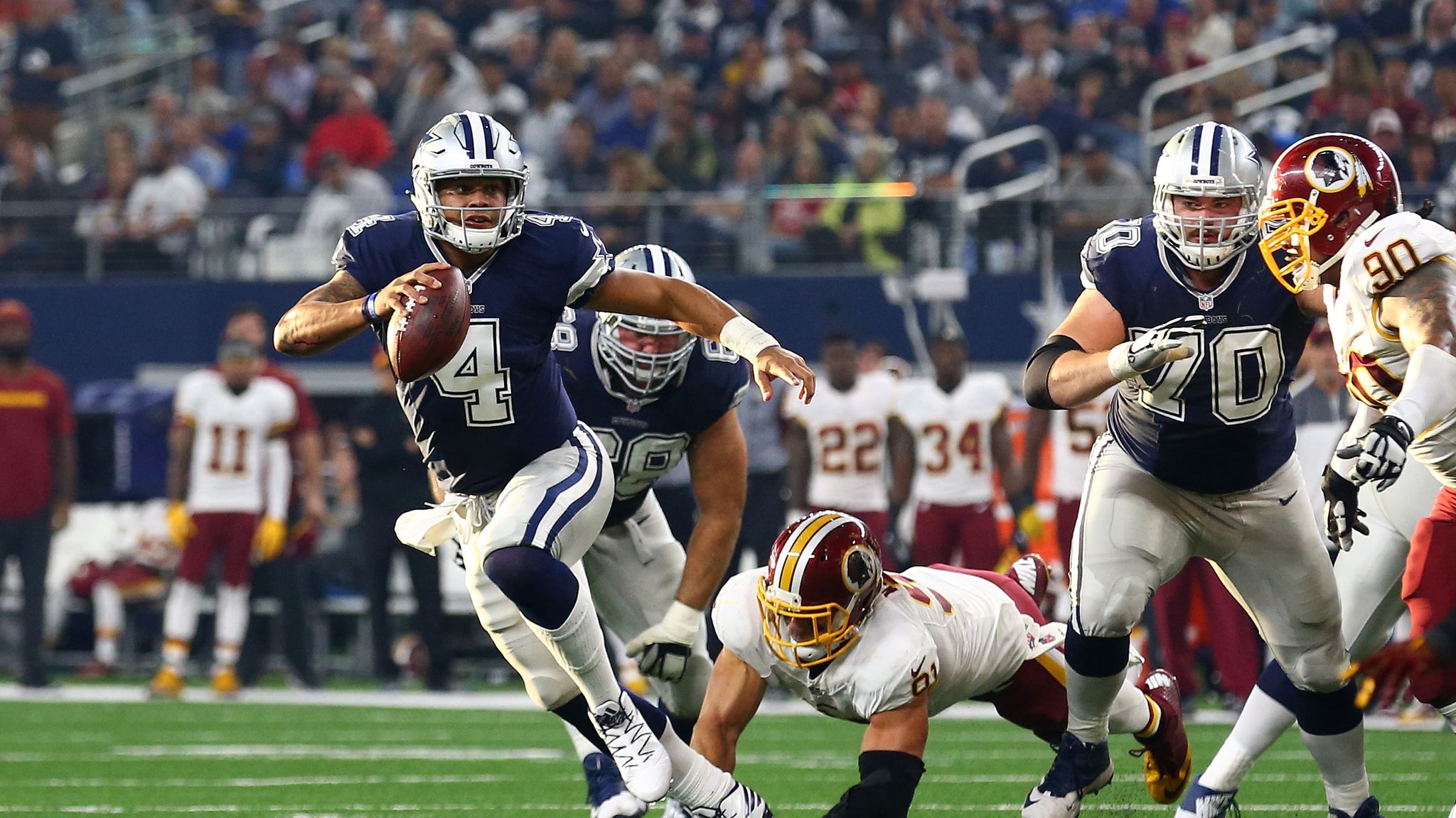 Kirk Cousins Finds DeSean Jackson for 67-Yard Yard TD!, Redskins vs.  Cowboys