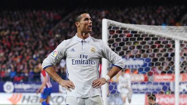 Cristiano Ronaldo bagged a hat-trick against Atletico Madrid