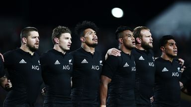 The All Blacks will run out wearing poppies for their Test match against Italy
