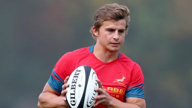 Sharks fly-half Patrick Lambie will lead the Springboks at Wembley
