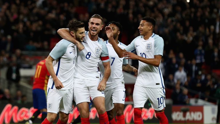 Adam Lallana scored from the penalty spot