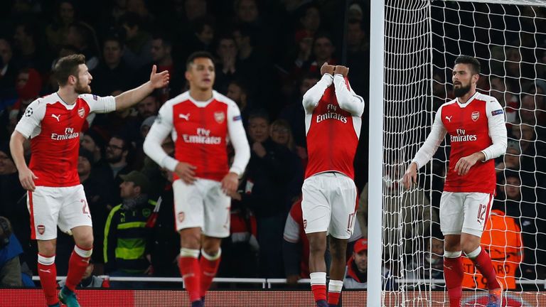 The Gunners drew 2-2 with PSG on Wednesday night, their third straight draw