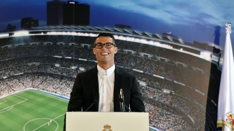 ronaldo's presentation views