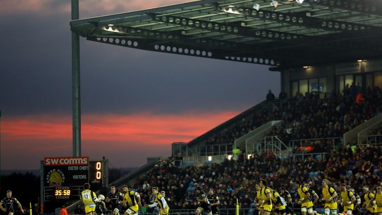 Exeter Chiefs bagged their third straight Premiership win over Worcester