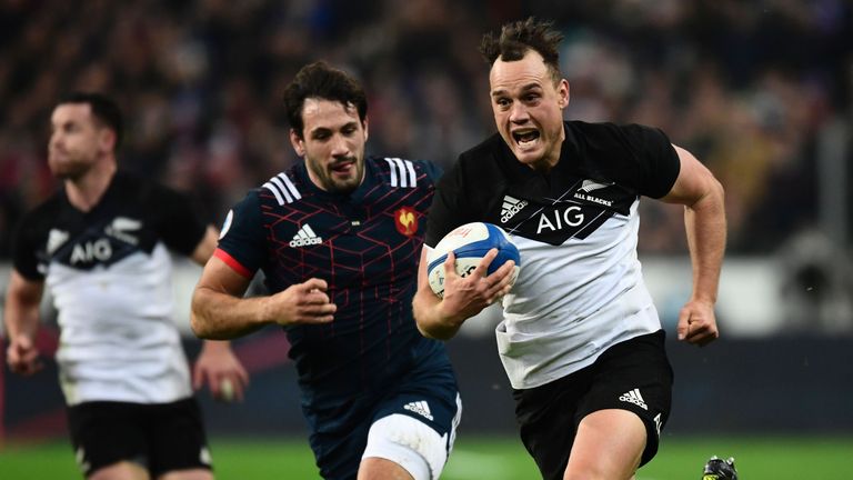Israel Dagg opened the scoring for the All Blacks in Paris