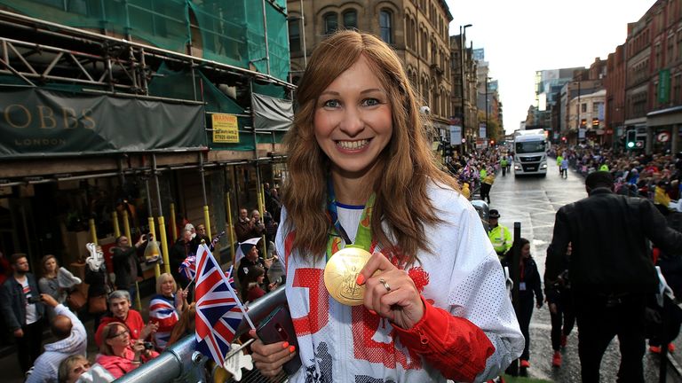 Joanna Rowsell Shand claimed gold at London 2012 and Rio 2016
