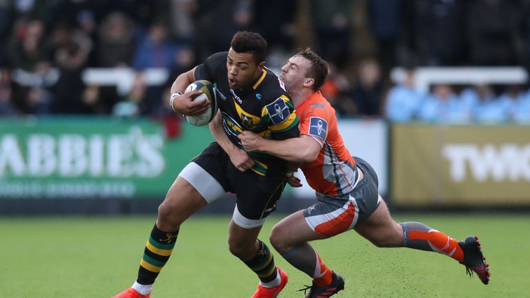 Luther Burrell on the charge 