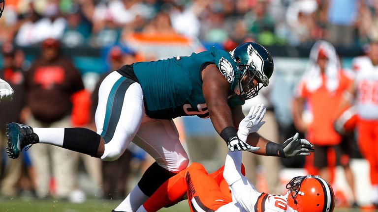 Fletcher Cox, defensive tackle of the Philadelphia Eagles