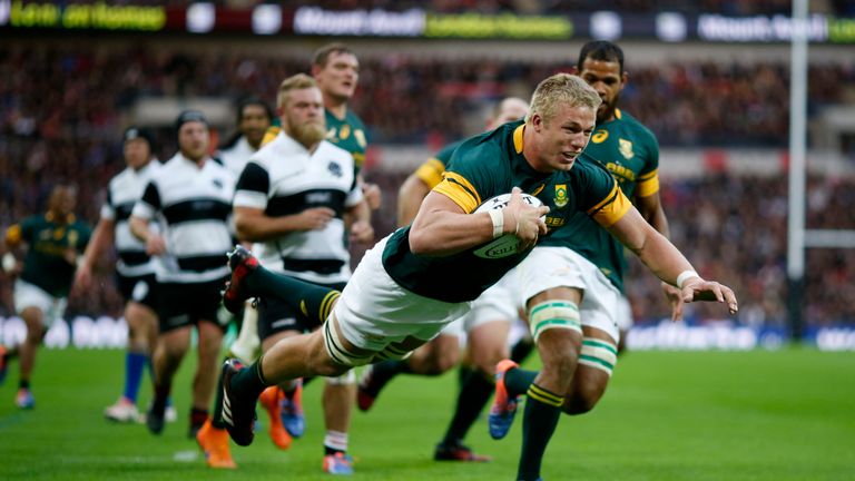 Pieter-Steph du Toit will pack down on the side of scrum 