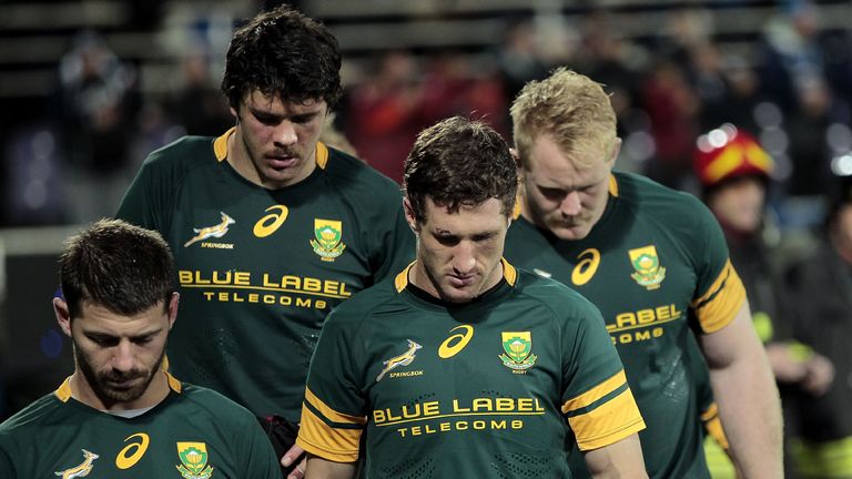 The Springboks have come under fire after their shock loss in Florence