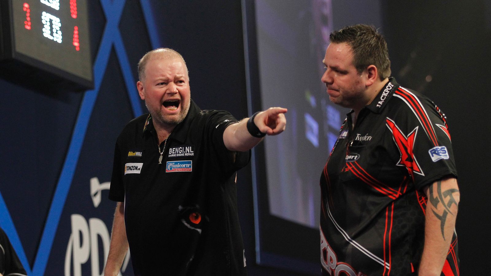 Adrian Lewis and Raymond van Barneveld on the intensity of Premier ...